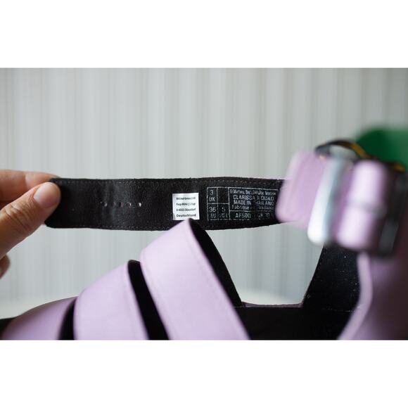 Dr. Marten's CLARISSA II PISA LEATHER PLATFORM STRAP SANDALS 5 NEW - Picture 5 of 5